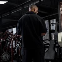 Ensemble polo et short en maille gaufrée surdimensionné pour homme, 2 pièces, grande taille, poids lourd, décontracté, survêtement de sport, streetwear d'été