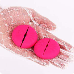 مشبك حلمات الثدي للنساء، لاسلكي، بذبذبات قوية، مع تحويل التردد الكهربائي، مدلك للحلمات، هدية مثالية لعيد الحب - Product Image 5