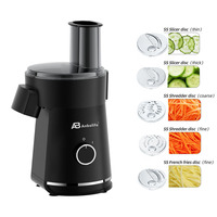Anbolife OEM 7 en 1, Hachoir Électrique Multifonctionnel à Grande Ouverture, Facile à Utiliser, pour Salades, Légumes, Fromages, Certifié CE