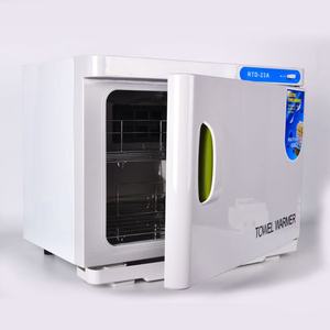 Armoire de désinfection professionnelle pour serviettes, modèle 23L, chauffe-serviettes électrique très demandé pour salons - Product Image 1