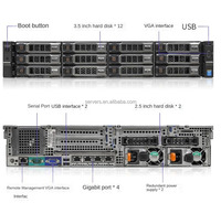 Dells Poweredge R730 R730xd Serveur d'occasion d'occasion prend en charge le serveur en rack de base de données de machine virtuelle 56 cœurs