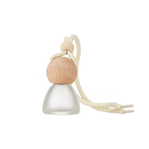 Diffuseur de parfum suspendu 10 ml, nouvelle couleur, flacon en verre pour voiture avec bouchon rond en bois - Product Image 6