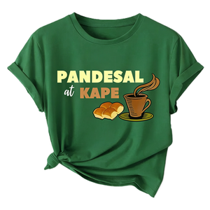 Camiseta Pandesal at <span class=keywords><strong>Kape</strong></span> Filipino Breakfast, Camiseta Bread and Coffee Pinoy Foodie - Product Image 6