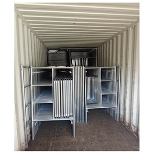 Vật liệu xây dựng khung <span class=keywords><strong>Mason</strong></span> giàn giáo thép mạ kẽm thang di động giàn giáo khung giàn giáo hệ thống - Product Image 6