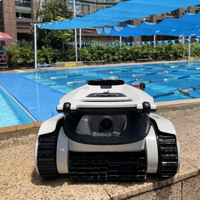 Robot Nettoyeur de Piscine Automatique Intelligent sans Fil pour Piscine et Bassin à Poissons