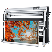 Laminateur automatique électrique rouleau à rouleau LeFu LF1700-D2 60C pour lamination à chaud/froid de films plastiques et signalétique