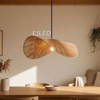 Luminaire suspendu en corde de chanvre, lustre moderne nordique pour salon, chambre, café, restaurant, modèle RP0344