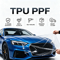 Échantillon Gratuit Vente en Gros Garantie 10 Ans Film Protecteur de Peinture Automobile Transparent Brillant TPU PPF