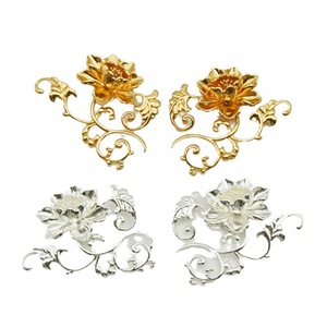 Accessoire de cheveux fleur de pivoine plaqué or, style ancien, coiffe Hanfu 27x7cm, couronne de mariage - Product Image 5