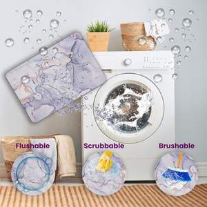 Tapis <span class=keywords><strong>de</strong></span> <span class=keywords><strong>bain</strong></span> en diatomite super absorbant innové, pliable, antidérapant, pour le sol <span class=keywords><strong>de</strong></span> la douche, 40*60cm - Product Image 6