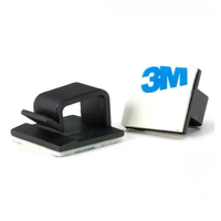 Clip auto-adhésif pour câble métallique 3m, clips adhésifs pour câbles, organisateur de câbles en plastique nylon 14.5MM*15.8MM
