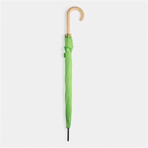 Parapluie de golf coupe-vent personnalisé avec logo, protection solaire, manche en bois, design moderne et coloré pour adultes, cadeaux d'affaires en polyester - Product Image 1