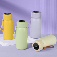 Thermos intelligent avec affichage de la température, 400 ml, pour étudiants, bouteille d'eau en acier inoxydable à double paroi sous vide