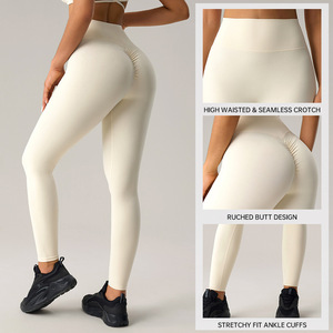 Meilleurs vêtements de sport pour femmes de haute qualité, leggings de yoga taille haute tendance TikTok, vêtements de fitness pour l'entraînement, offre ODM - Product Image 3