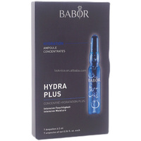 Ampoule concentrée d'acide hyaluronique Babor Hydra Plus, hydratation intense, blanchiment de la peau, sérum hydratant pour le visage
