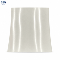 Planche imperméable en HDPE GBW, surface lisse et plane, haute résistance, matériau d'étanchéité pour tunnels, sous-sols, toitures, jardins, décharges