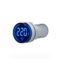 Voltmeter digital mini 48v digital, lampu indikator peralatan voltmeter digital harga rendah