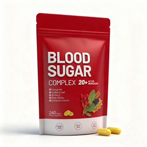 كبسولات مركبة لدعم مستوى السكر في الدم للبالغين مع 20 نوعًا من المستخلصات العشبية، مبيعات ساخنة - Product Image 2