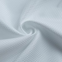 Tissu en coton jacquard peigné de luxe, respirant, léger, facile d'entretien (ammoniac liquide), pour hommes et femmes, personnalisé, manches longues, formel