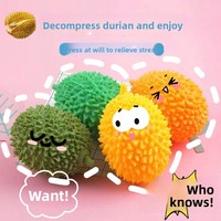 Juguete Antiestrés Creativo en Forma de Durian, de Plástico, para Adultos Jóvenes y de Mediana Edad, Reboteante, para Aliviar el Estrés y Relajarse