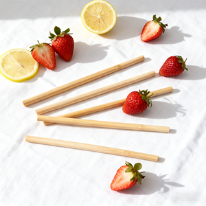 Pajitas de Bambú Reutilizables, Biodegradables, Compostables, Ecológicas, Desechables <span class=keywords><strong>para</strong></span> Bebidas Frías y Calientes, <span class=keywords><strong>Chocolate</strong></span>, Café, Leche, Té, Bar, Bebidas - Product Image 1