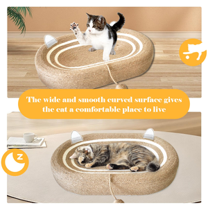 Cama Rascador para Gatos Personalizada, Resistente al Desgaste, Sin Desprendimiento, Duradera, con Cuerda de Cáñamo Integrada, Tamaño Grande, Artículos para Gatos - Product Image 6