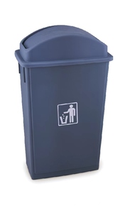 Thùng rác nhựa HDPE bền chắc hình chữ nhật 90 lít giá xuất xưởng, tiết kiệm không gian cho nhà vệ sinh và nhà bếp - Product Image 2