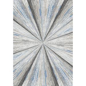 พรมลายไฮป์โนส 133x190 ซม. สีเทาและสีน้ำเงิน - Product Image 1