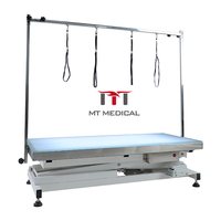 MT Table de toilettage électrique élévatrice pour animaux de compagnie avec lumière LED Table de toilettage pour hôpital ou animalerie Offre Spéciale