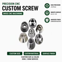 Vis antivol à tête cylindrique Torx, vis à tête plate Torx, vis Torx M2-M12, pièces CNC personnalisées, vis sur mesure
