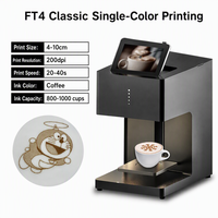 Impresora 3D Multifuncional de Alimentos con Tinta Comestible, Máquina de Café para Imprimir Latte Art, Espuma de Cerveza y Pasteles