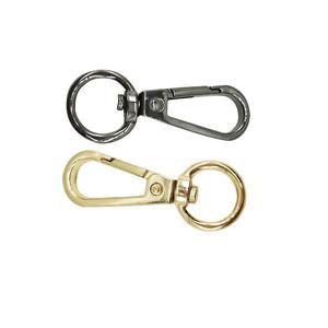 Zinc Alloy Rectangle <b>Key</b> <b>Chain</b> Metal Dog Clip Customizable Home Use - Product Image 2