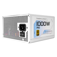 Thermalright TR-KG1000-W PRO blanc 1000W alimentateur entièrement modulaire 80 PLUS or 12V-2x6 pour PC de jeu blanc