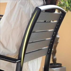 Combinazione di alluminio mobili da <span class=keywords><strong>esterno</strong></span> impermeabile e resistente di lusso tavolo da pranzo e sedia Set - Product Image 5