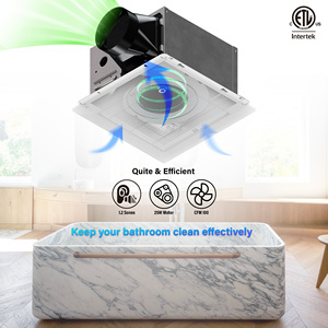 Ventilador de escape de baño de diseño silencioso Ventilador de escape de techo silencioso de 7 pulgadas Baño - Product Image 3
