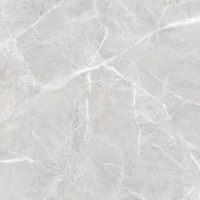 Vente flash : Carrelage en céramique moderne 60x60, brillant, en porcelaine, gris marbré, pour sol de villa