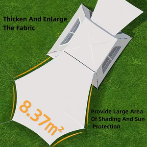 Nhà Máy Biểu Tượng Tùy Chỉnh Cắm Trại Lều Chống Thấm Nước UV Bảo Vệ Gia Đình Lều Với Tán Sang Trọng Chất Lượng Cao Ngoài Trời Lều - Product Image 2