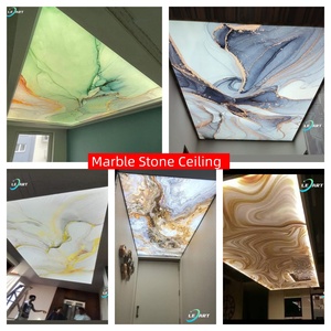 Paneles de piedra artificial flexible para mejorar el hogar, película de azulejos de techo elástica para soluciones de techo de cocina - Product Image 2