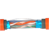 CABLE de alta velocidad S/FTP para exteriores, PE + PVC, 24AWG, 4PR, CCA, para CAT5e/Cat6, CABLE ETHERNET para exteriores