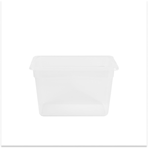 GN 1/9 150MM Container Without Lid Stackable <b>Freezer</b> Safe Plastic Pan For Long Term Food Storage - Product Image 4