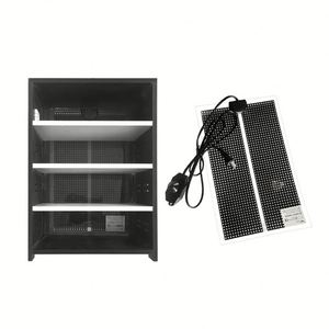 رف تربية الزواحف متعدد الطبقات 2022 بأبعاد 26.9*20.5*36.3 سم، حاوية للثعابين والزواحف مكونة من 4 طبقات قابلة للتكديس - Product Image 3