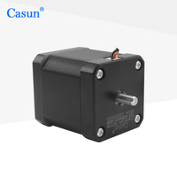 Moteur pas à pas à double arbre Casun Nema17 bidirectionnel industriel pour équipement d'automatisation