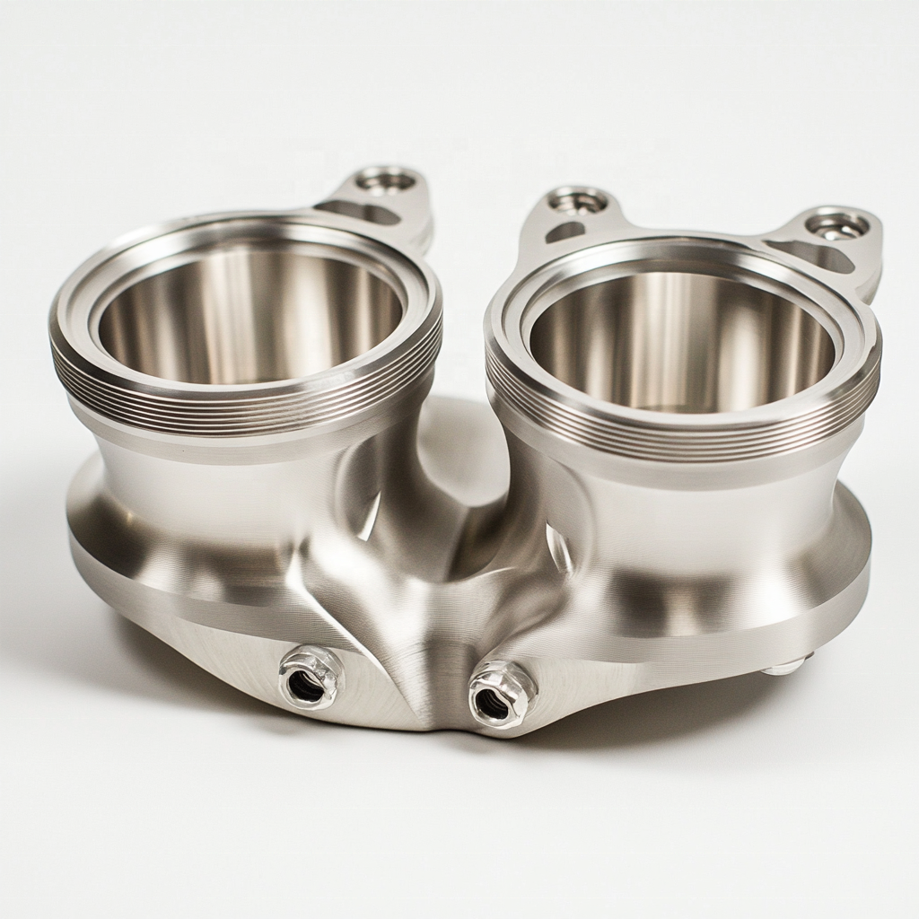 LS, впускной коллектор двигателя, CNC, обработанный 6061, алюминий | Регулируемые Угловые заготовки, чаши | Анодированные и легкие