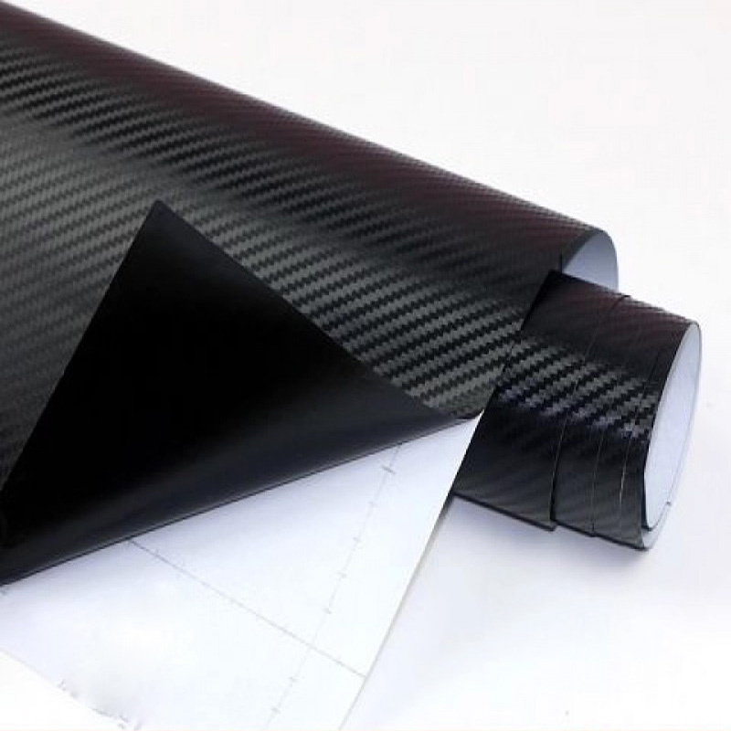3D carbon fiber, black