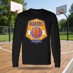 Camiseta de manga larga de baloncesto Nakers con diseño New Angeles - Product Image 3