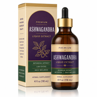 Complément Liquide d'Ashwagandha en Vrac 4oz Format Économique Formule avec Rhodiola et Vitamine B6 pour la Relaxation et le Soutien Énergétique OEM