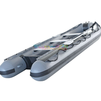 Bateau de pêche gonflable 4 personnes à plancher à lattes en PVC, bateau pneumatique Torrent Packraft, yacht, bateau gonflable rigide avec moteur – Vente chaude