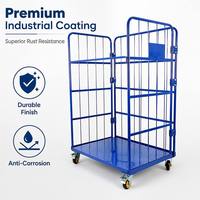 Carrito de Logística Personalizado Mracking, Carrito Plegable para Almacén, Carrito Metálico para Lavandería, Precio de Fábrica, Proveedor Mayorista