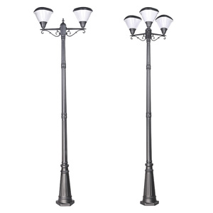 Châu Âu Cổ 15W 30W 45W Năng Lượng Mặt Trời Cực Ánh Sáng IP65 Không Thấm Nước Nhôm Sân Vườn Cực Ánh Sáng - Product Image 1