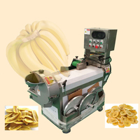 Ligne de production de chips de banane jaune salée et épicée, machines de fabrication de chips croustillantes, ligne de production de snacks de chips de plantain avec emballage